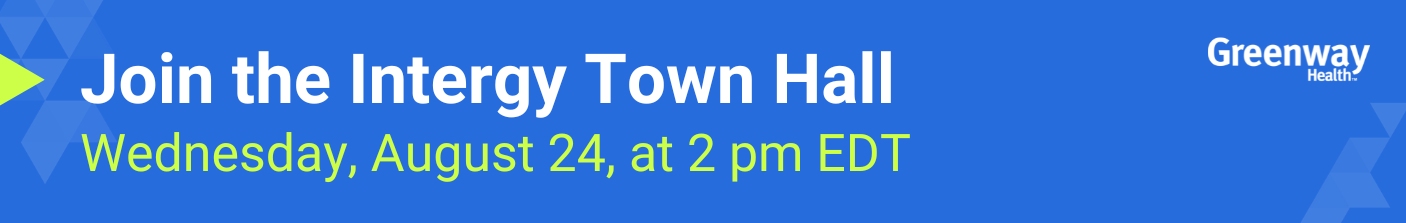 Intergy Town Hall